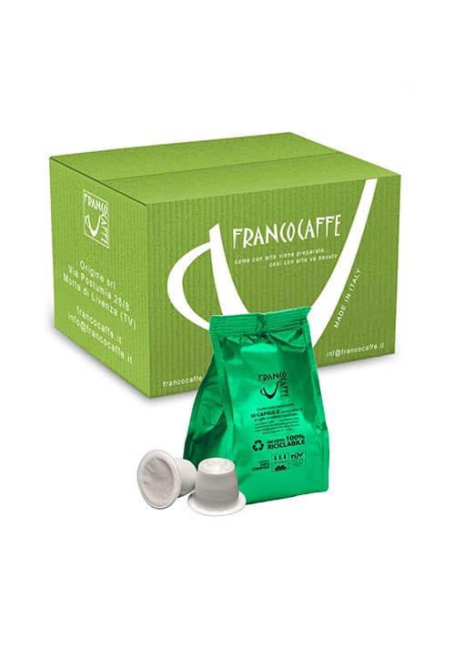 Foto capsule compatibili e compostabili Nespresso Aroma Naturale